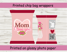 Load image into Gallery viewer, Mother's Day printed chip bag wrappers